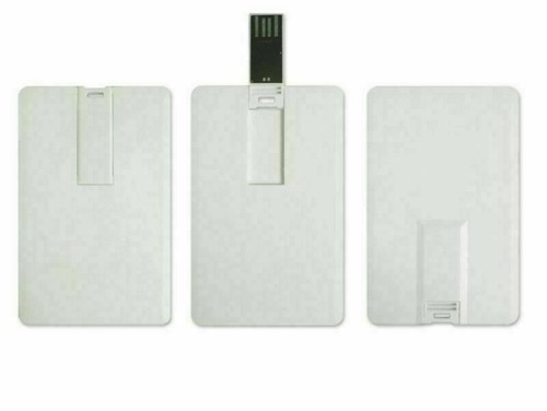 White credit card usb - white, flash