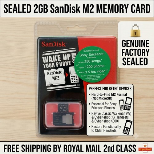 New genuine sandisk 2gb - new,