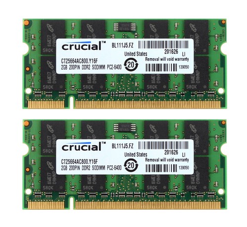 Crucial 4gb 2gb 2g - 2gb,