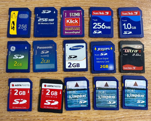 Used memory cards - used,