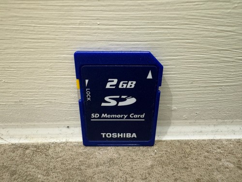 2gb toshiba memory card - toshiba,