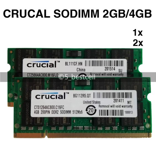 Crucial 2gb 4gb 8gb ddr2 - 2gb/4gb/8gb,